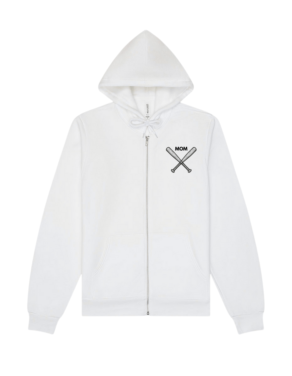 Softball Family Zip Up Sweatshirt