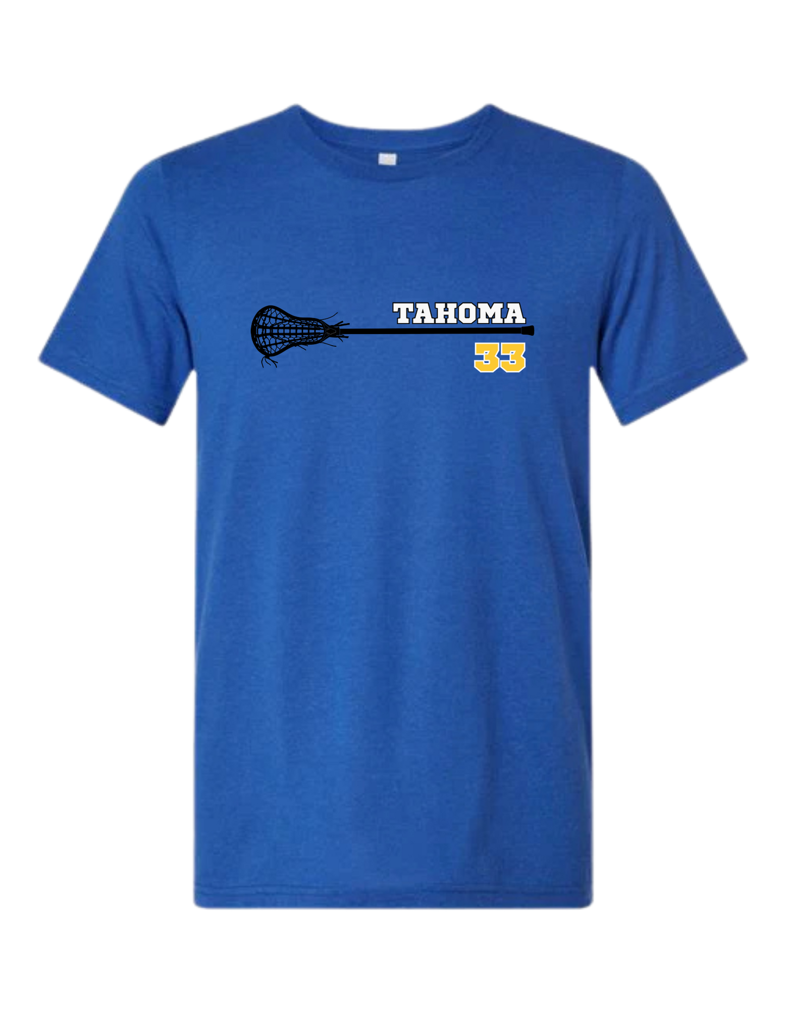 Tahoma Lacrosse with Player Number Tee